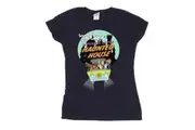 Scooby Doo Womens/Ladies Haunted House T-Shirt (Navy Blue) - UTBI52809