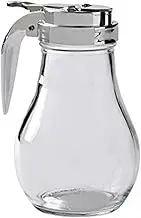 Great Credentials Syrup Dispenser with Cast Zinc Top, 14-Ounce (1, 14 OZ)