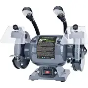 Genesis 6 In. 1/2 Bench Grinder with LED Lights GBG600L Genesis GBG600L