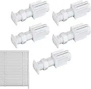 Shutter Installation Code - 5X Window Blind Brackets | Vertical Replacement Part Set for Home Living Room Bedroom Bathroom