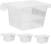 Compact Betta Fish Incubator Box Multipurpose Aquarium Fish Breeding Box Floating Safety Features