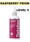 KISS TINTATION Semi-Permanent Hair Color 5 fl oz RASPBERRY PRISM T450 Level: 5
