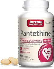 Jarrow Formulas Pantethine, Supports Lipid Metabolism, 450 mg, 60 Softgels