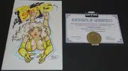 FCBD THE BOYS #1 CUSTOM MADE SKETCH VARIANT (20202 DYNAMITE ) ORIGINAL HAND MADE