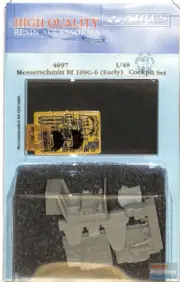 ARS4697 1:48 Aires Bf 109G-6 (Early) Cockpit Set (EDU kit)