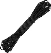 Bungee Cord Elastic Shock Cord 12 Meter 2mm Black Elastic String Heavy Duty Bungee Shock Cords Paracord Bungees Stretch Rope for Sewing, Camping, Outdoor Activities(Black, 3/32 Inch X 40 Ft)