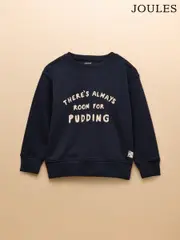Joules Kids' Sundaze Navy Blue Crew Neck Sweatshirt (F12458) | $37 - $42