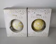 New English Ladies Disney Belle Beauty and the Beast Christmas Baubles Ornaments