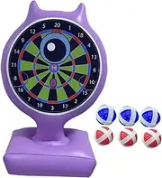 Oshhni Inflatable Darts Board Dartboard Swimming Pool Floats Throw Darts Game Throwing Game Set for Backyard Outdoor Play Adults Teen