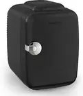 CROWNFUL Mini Fridge, 4 Liter/6 Can Portable Cooler and Warmer Personal Black