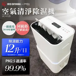 【日本IRIS】PM2.5空氣清淨除濕機+大拍4.0(IJC-H120)
