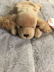Original Collector 1997 TY Beanie Baby Babies Spunky the Cocker Spaniel PVC Mint