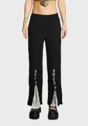 [ZEMETA] Walk With Me Lace Up Pants