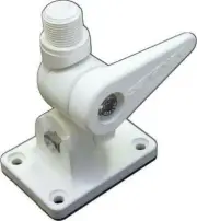 Benelec Marine Nylon Small Two-Way Adjustable Knuckle Antenna Mount