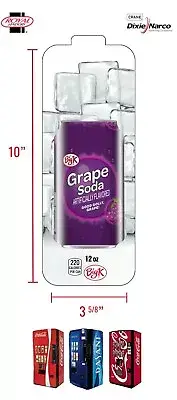 Royal Vendors Chameleon - CUSTOM - Big K Grape Soda - Label - Flavor Strip