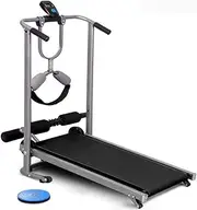 Folding Treadmills Foldable Mechanical Treadmill Home Ultra-Quiet Small Walkinghine with Safety Belt Indoor Sports Fitness