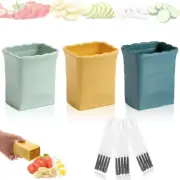 Fruit Slicer Cup 3 PCS, Egg Cutter, Strawberry Banana Chopper, Creative Kitchen