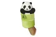 Aurora Interactive Hand Puppet Panda Pop Up Puppet Stuffed Animal - Storytelling Adventures - Playful Learning - Multicolor 10 Inches