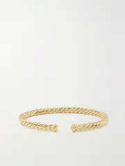 [David Yurman] David Yurman - Cable Spira 18-karat Gold Cuff - One size One size Gold