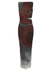 [Jean Paul Gaultier] Jean Paul Gaultier-Blurry Roses Abiti Multicolor-Donna S