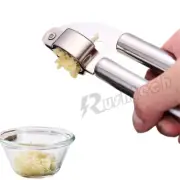 Stainless Steel Garlic Press Crusher Squeezer Masher Professional Kitchen Tool