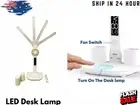 LED Desk Lamp Dimmable USB Rechargeable Touch Control Light for Study AU
