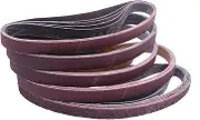 Sanding Belts 457 x 13 mm, Abrasive Belts Set 5 Each of 40/80/120/180/320 Grits Belt Sander Sandpaper for Metal Wood and Paint Sharpening Grinding Polishing Derusting (25 Pieces)