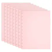 4 Pair Discbound Notebook Cover, Letter Size Planner Cover, Light Pink