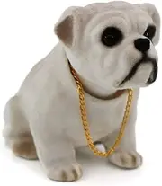 Bobbing Head Dog-Bobble Head Auto Car Dashboard Decors Toy Bulldog English