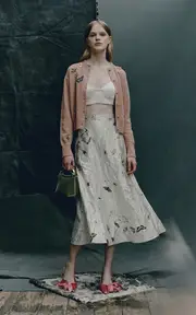 [Erdem] Embellished Alpaca-Blend Cardigan