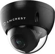Amcrest 4K Outdoor POE IP Camera, UltraHD 8MP Security Camera, 3840x2160P Resolution, IK10 Vandal Resistant Dome, 2.8mm Lens, IP67 Weatherproof Security, Cloud & MicroSD Recording (IP8M-2493EB)