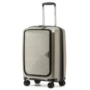 Tosca Space-X 55 cm 4-Wheel Expandable Carry On Suitcase - Champagne