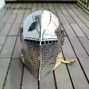 Medieval Armor Barbuta Fighting Helmet Knight 18 Gauge Steel Christmas Gift