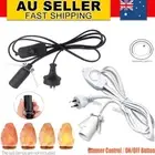Salt Lamp Power Cord Cable 1.8m & Dimmer Control ON OFF Button Switch Bulb New