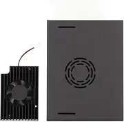 Denash Metal Case, Mini Computer Case IP30 with Cooling Fan for VisionFive2 Board, Denash76wzv8g94a