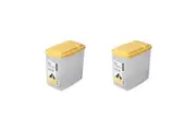 2x Locknlock 1.6L Cat Dog Pet Flip Top Lid Food Treats Storage Container Yellow