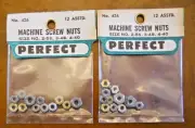 PERFECT PARTS #426 MACHINE SCREW NUTS, 2-56, 3-48, 4-40, 2 PACKS OF 12 ASSORTED