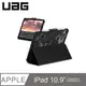 UAG iPad 10.9吋耐衝擊全透保護殼-迷彩黑