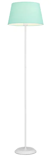 Jackson Green and White Minimalist Floor Lamp