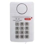 Security Keypad Door Alarm System Panic Button Doors Window Sheds Garages