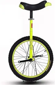 Men's Unicycle 16/18/20 Inch Big Wheel, Larger Unicycle for Unisex Adult/Big Kids/Mom/Dad/Tall People Height from 120-175Cm Durable TDF