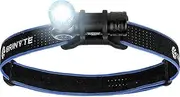Brinyte HL16 Rechargeable LED Headlamp Flashlight 520 Lumens Powered by Rechargeable Battery, IP66 Waterproof Small Headlamp with Magnetic Tail Base, Detachable Headband
