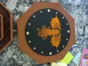 excellent Cthulhu fantasy games dice Octagon dice tray, faux leather 11.5"