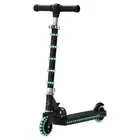 New Blue Jetson Highlight Motion-Powered Kick & Glow Light-Up Foldable Scooter