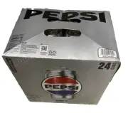 DIET PEPSI QTY 24 ALUMINUM SODA POP CANS 12 FL OZ EACH