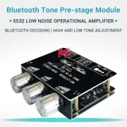5.0 Bluetooth Tone Pre-stage Treble Bass Amplifier 2Channel Stereo Audio Decoder