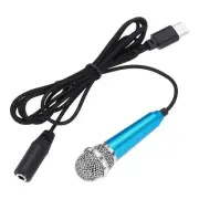 Mini Microphone, Mic Tiny Microphone Type C Blue