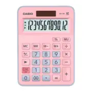 Casio Special Package Calculator MX-12B, Pink + Light Blue, 1EA