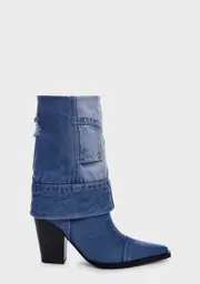 [SIMMI] Lynxx-4 Denim Boots - Blue