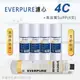 Everpure 美國原廠平行輸入 4C 濾心+高品質前置5uPP濾心(5支組)-水蘋果專業淨水/快速到貨購物中心